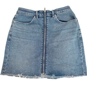 Good American Denim Mini skirt Size 6